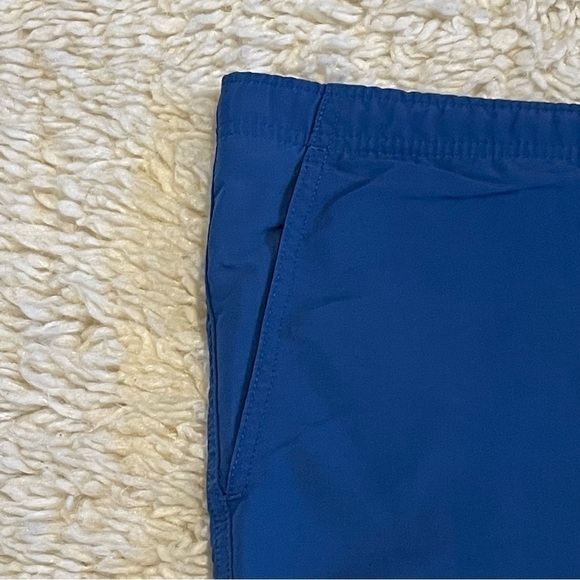 LL Bean Shorts Lined Swim Trunks Mens Large Blue Board Shorts Outdoor Pockets - Picture 2 of 10